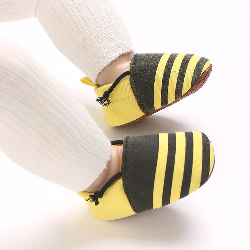 0-1Year Fashion Casual Shoes CartoonBaby Shoes Newborn Boy Girl First Walker Cute Spring and Autumn Pure Cotton Warm Soft Bottom