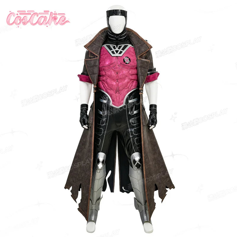 Gambit Cosplay Costume Uniform Halloween Carnival Party Christmas Play Role Clothes Clothing for Men
