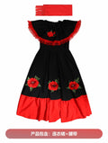 Halloween Day Costumes, Traditional Spanish Cosplay, Children's Festival Stage Performance Costumes