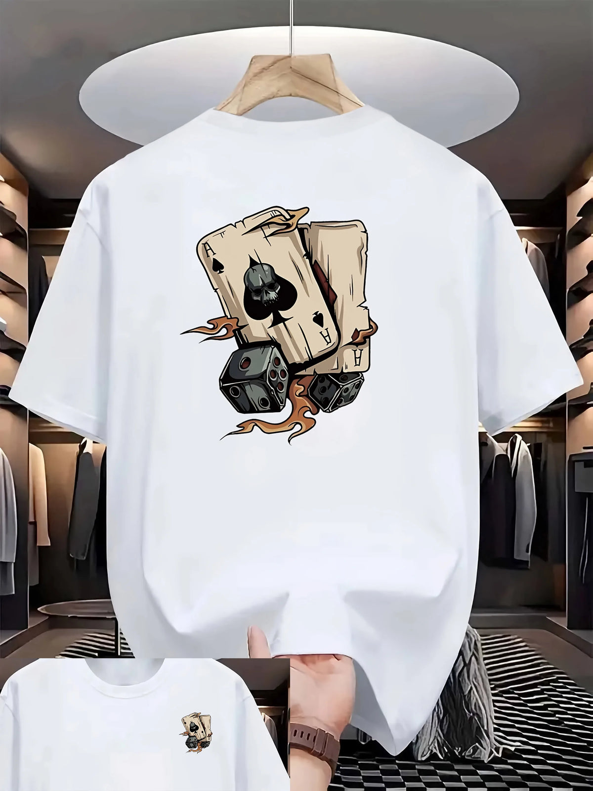 New trendy men's summer fashion casual t-shirt with round neck and short sleeves  Outdoor sports and leisure activities