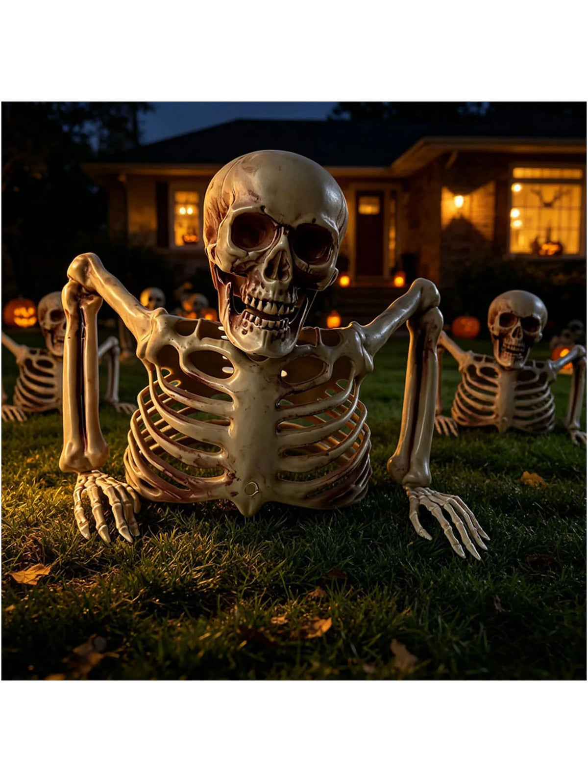 Halloween Half Skeleton Party, Terrifying Scene Decoration, Outdoor and Indoor Escape Room Decoration, Horror Theme.