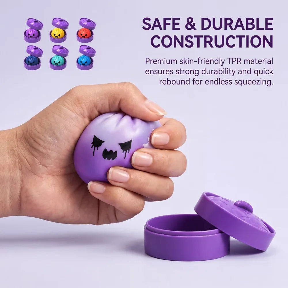 Halloween Ghosts Relieve Stress Money Sparkling Shark Dumplings Soft Relaxation Slow Elastic Steamed Buns Festival Gift