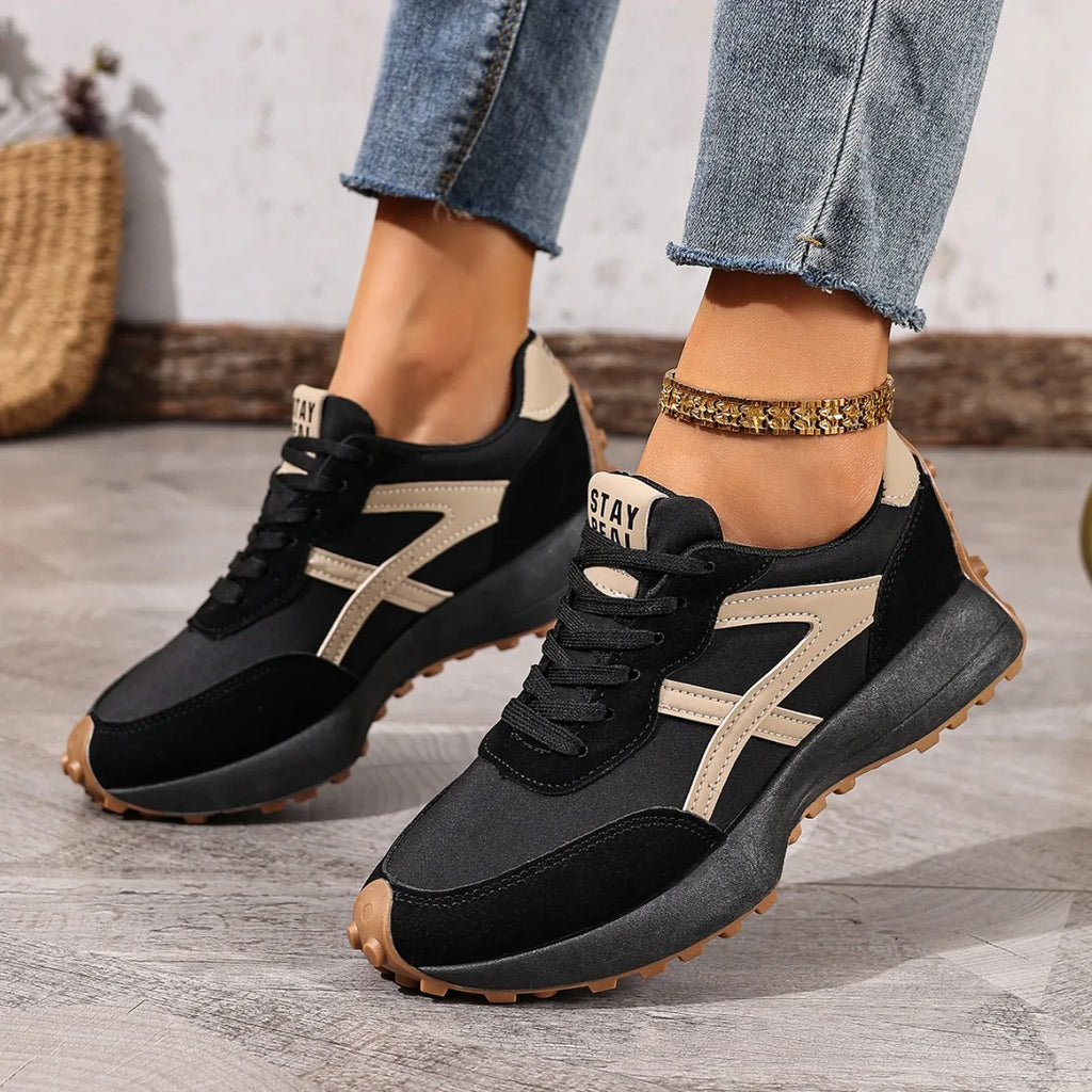 2025 New Women Sneakers Leisure Running Leather Shoes Fashion Designer Sneakers Women Luxury Platform Sports Shoes for Women