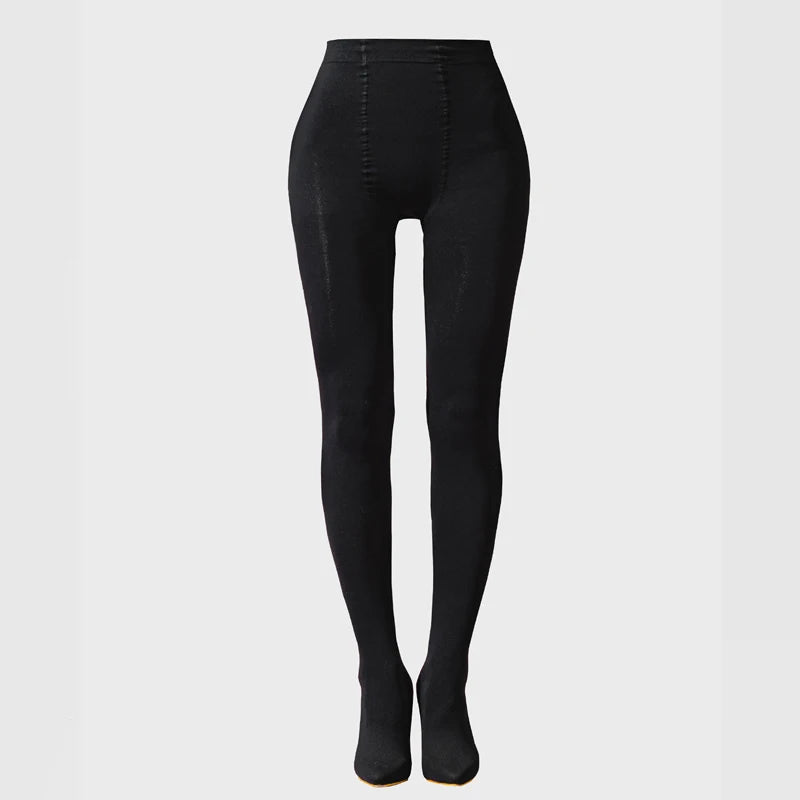 Aneikeh Sexy Stretch Fabric Over The Knee Boots Women Fashion Pantyhos Street Thigh High Shoes Party Nightclub Stripper Heels