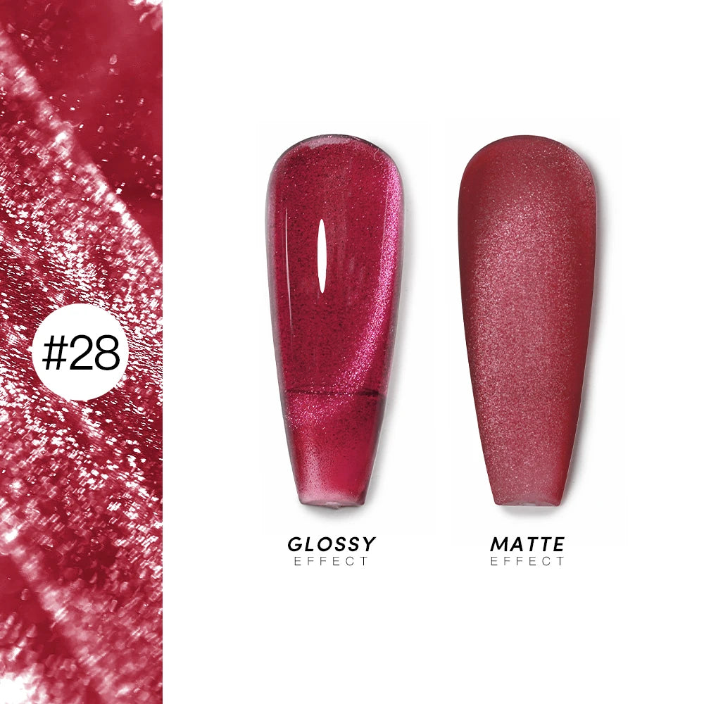 AS 15ml Cat Magnetic Gel Nail Polish Cat Eye Glitter Effect Semi Permanent 36 Colors  Soak Off UV Gel Varnish Manicure Nail Art