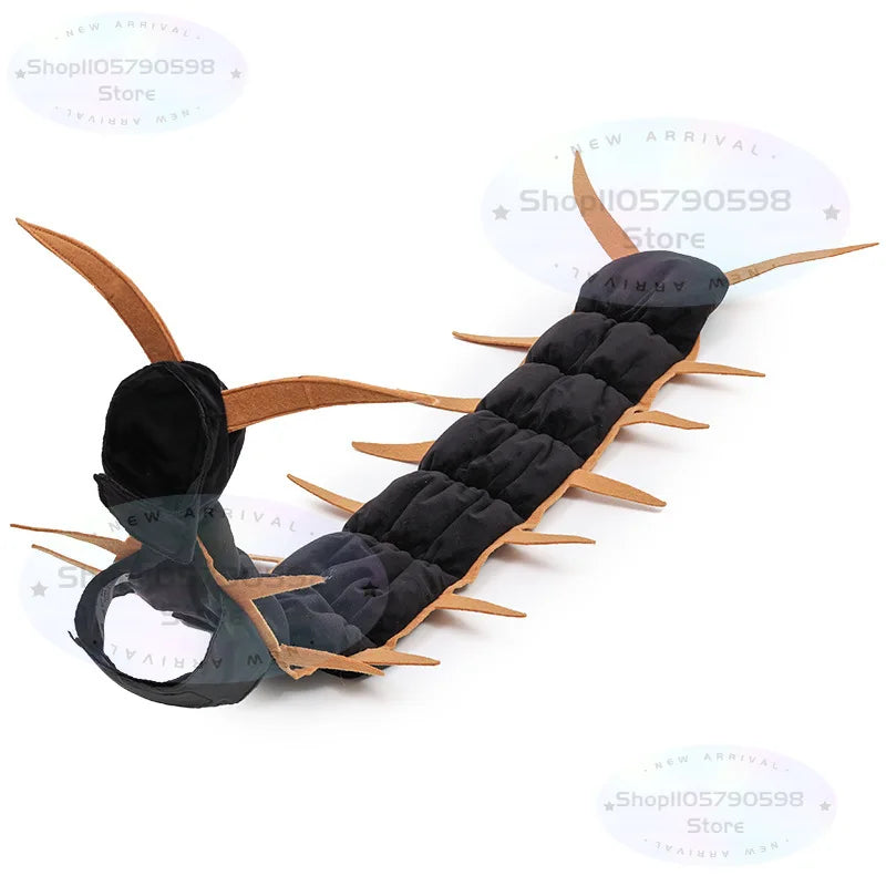 Halloween Pet Centipede Costume, Funny Cat Dog Cosplay Outfit,Spooky Insect Pet Dress Up for Halloween Party,Pet Cosplay Apparel