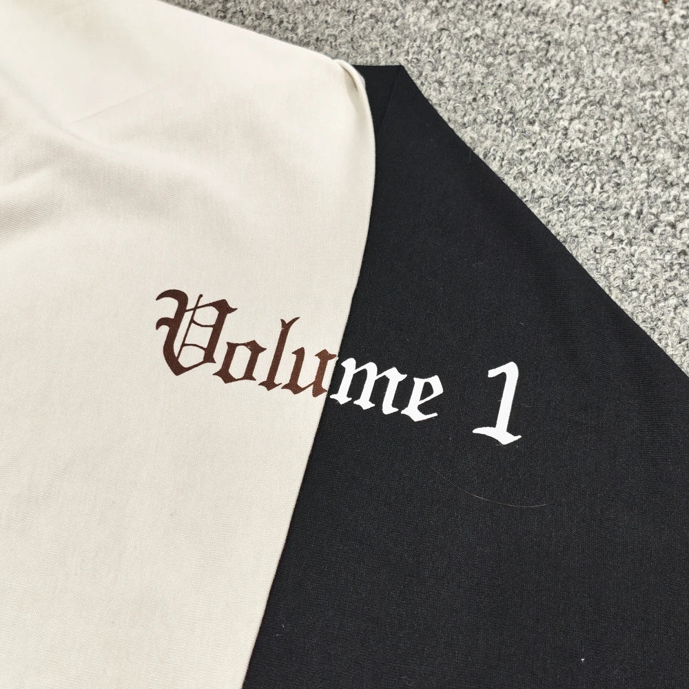 Yao Fashion Kanye DONDA Streetwear Tops Long Sleeve Tee Men Clothing Oversize Casual Sanskrit Graphics Loose T Shirt For Men