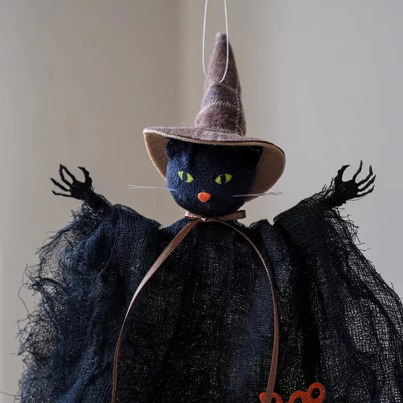 Cute Halloween Witch Pendant Halloween Decoration Home Decor Pumpkin Ghost Witch Hanging Pendant Halloween Creative Decoración