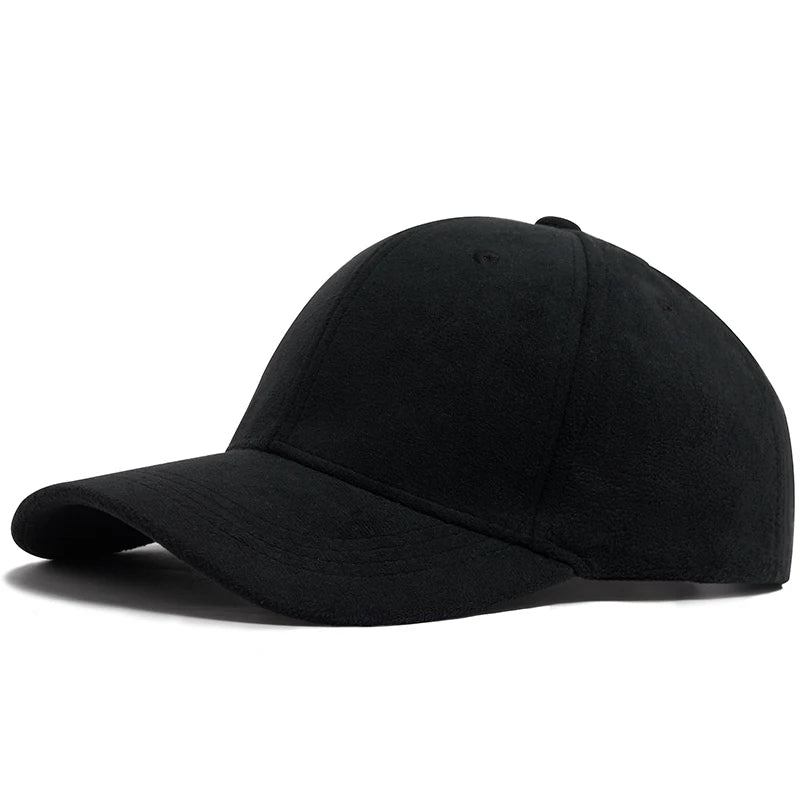 Women Suede Baseball Caps Autumn Winter Solid Fashion Men Hip Hop Cap Outdoors Casual Travel Sun Visor Hat Multicolour Unisex
