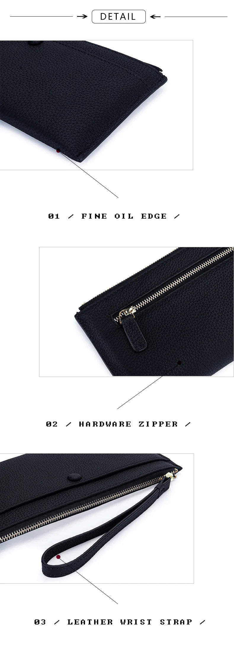 Genuine Leather Women Long Wallet Female Wallets Ladies Clutch Cow Leather Coin Purse Credit Card Holder Wrist phone purse