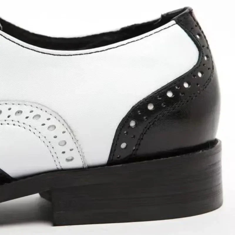 Oxfords Men's Leather Shoes Formal Shoes for Men Brogues Oxfords Male Wedding Party Office Business Shoe Man Zapatos De Hombre