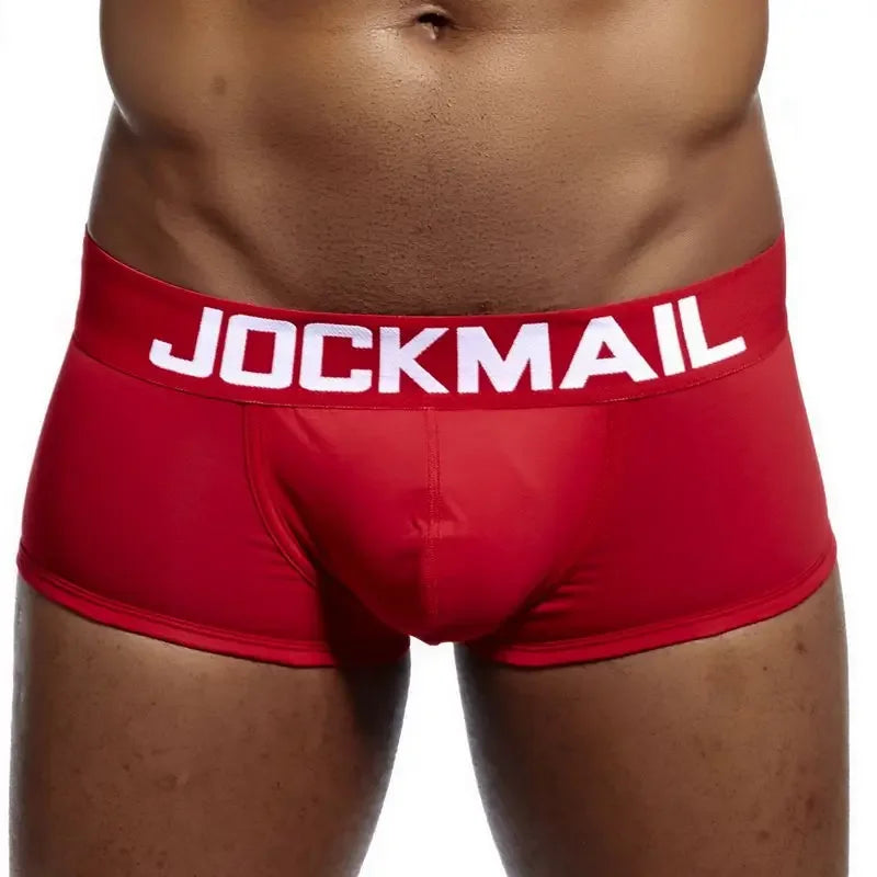 JOCKMAIL 1Pcs/lot Men Underwear Boxers Cotton Cuecas Boxers Men Boxer Homme Boxershorts Men Gay Male Panties calzoncillos