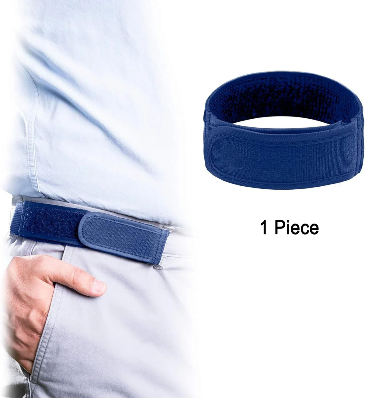 Buckle Free Waist Belts Men's Ultra-soft No Buckle Elastic Belts Fashion Comfortable Stylish Belt Loop Buckle-Free Belt Unisex