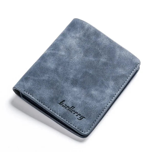 New Men Wallet Leather Business Foldable Wallet Luxury Slim  Hipster Cowhide Credit Card/ID Holders Inserts Coin Purses