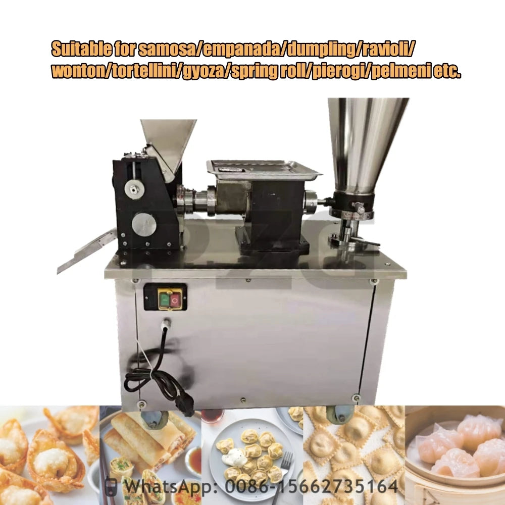 110V 220V Automatic Dumpling Gyoza Machine Russia Ravioli Pierogi Pelmeni Empanada Samosa Making Machine