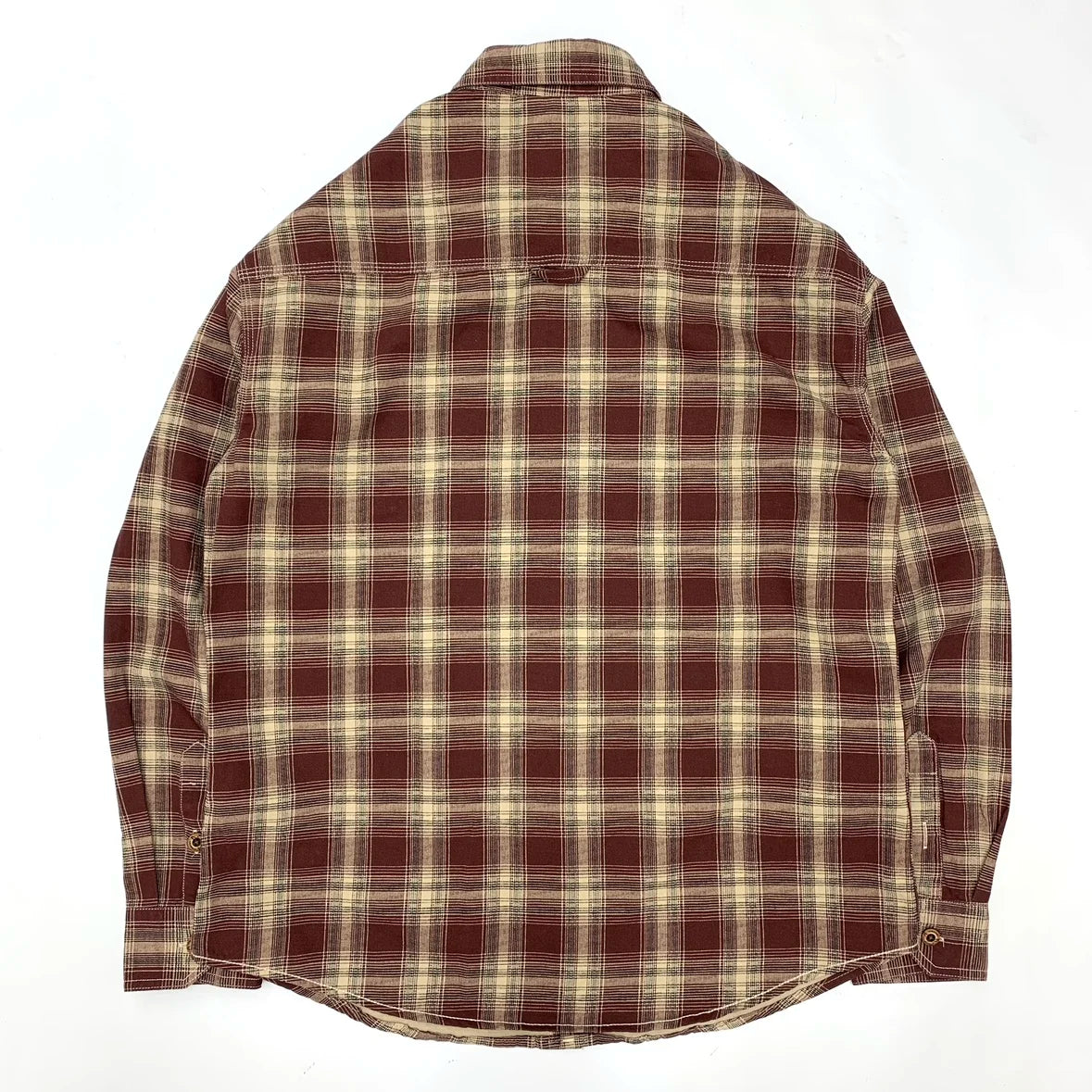 2025 Autumn New Japanese Retro Long-Sleeve Turn-down Collar Plaid Shirt Men's Fashion 100% Cotton Washed Loose Casual Blouses