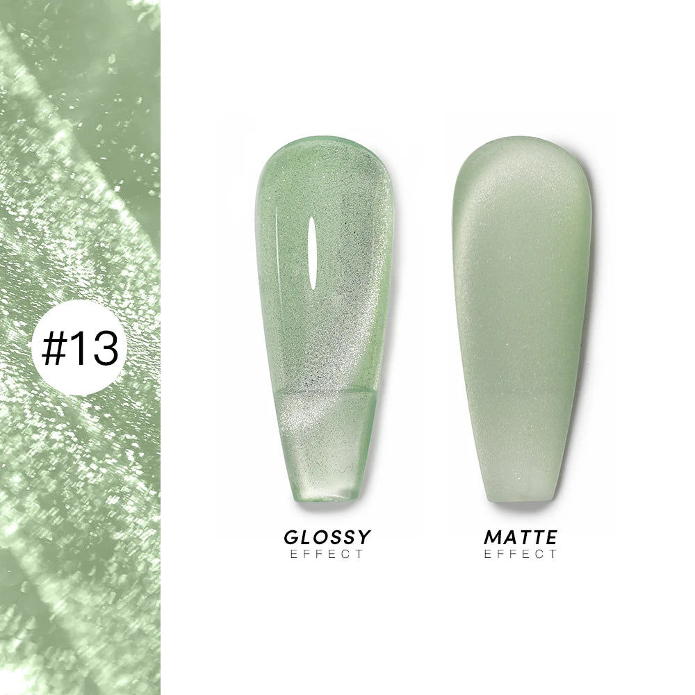 AS 15ml Cat Magnetic Gel Nail Polish Cat Eye Glitter Effect Semi Permanent 36 Colors  Soak Off UV Gel Varnish Manicure Nail Art
