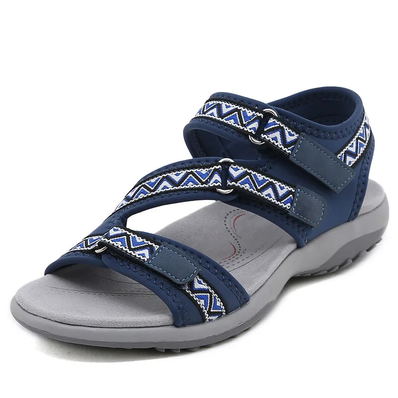 New Sandals Shoes Women Soft Sandals Lady Slip on Open Toe Walking Shoes Mother  Casual Footwear