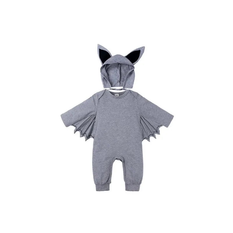 Halloween Children's Clothing Skull Skeleton Costume Bat-shaped Romper Baby Onesie