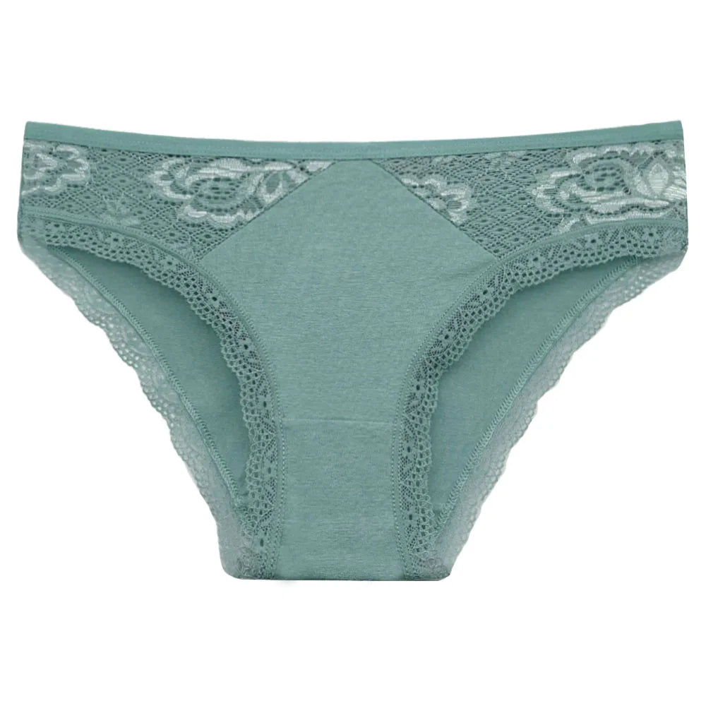 Lady Underwear 5 PCS/SET Sexy Lace Underpants Fashion Female M-XL Women Panties Cotton Briefs