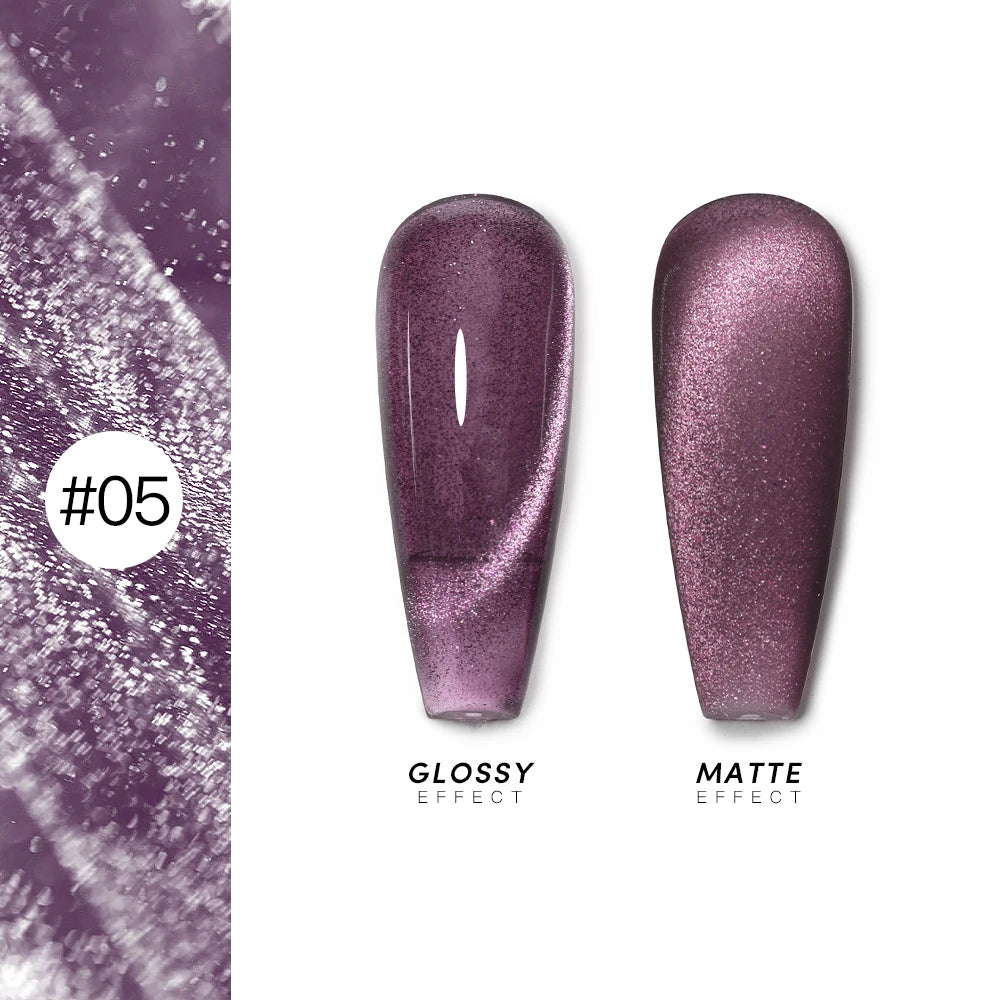 AS 15ml Cat Magnetic Gel Nail Polish Cat Eye Glitter Effect Semi Permanent 36 Colors  Soak Off UV Gel Varnish Manicure Nail Art