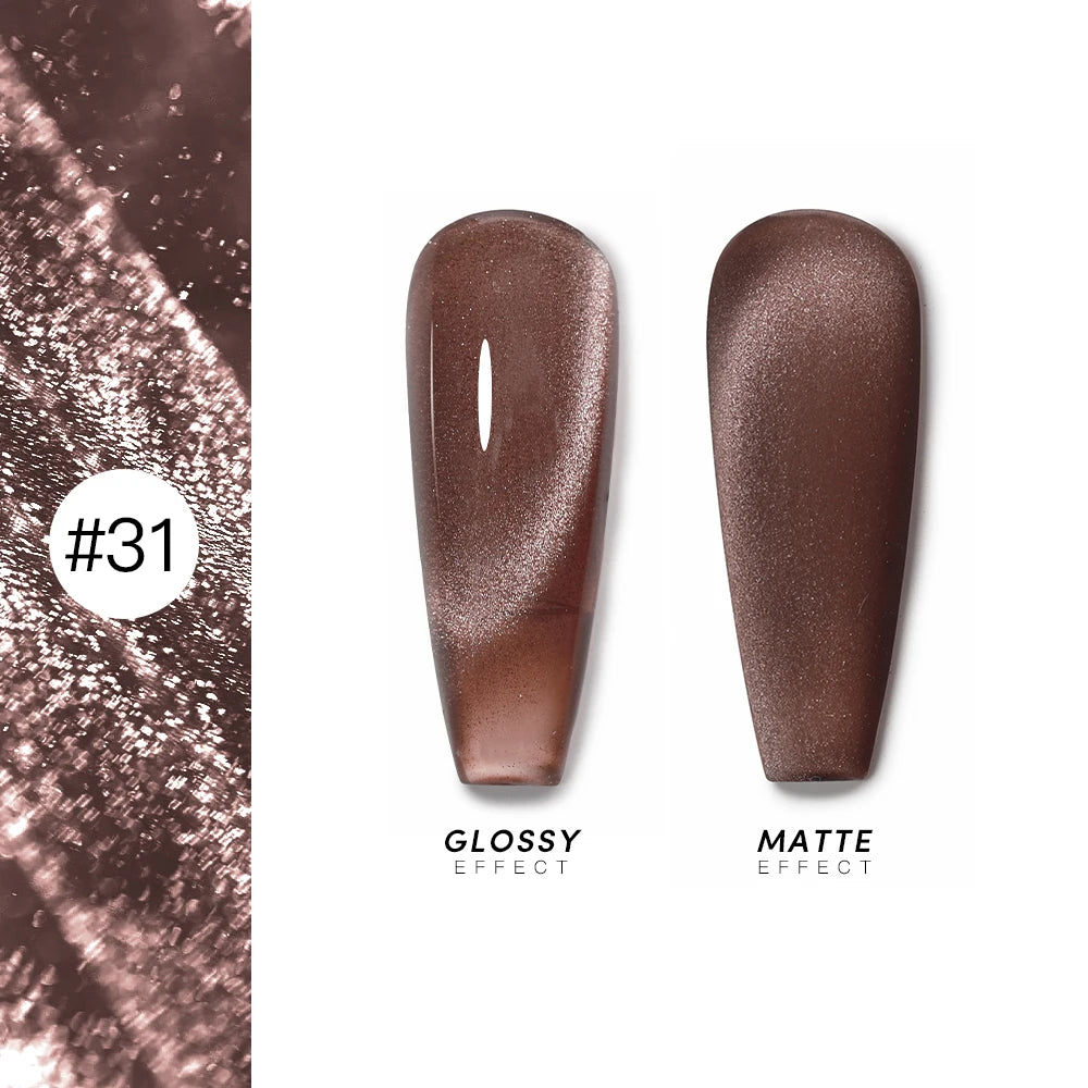 AS 15ml Cat Magnetic Gel Nail Polish Cat Eye Glitter Effect Semi Permanent 36 Colors  Soak Off UV Gel Varnish Manicure Nail Art