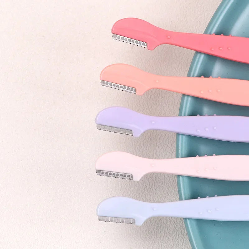 2/5 PCS Precision Eyebrow Razor & Dermaplaning Set for Men and Women - Easy, Gentle Shaping & Exfoliating