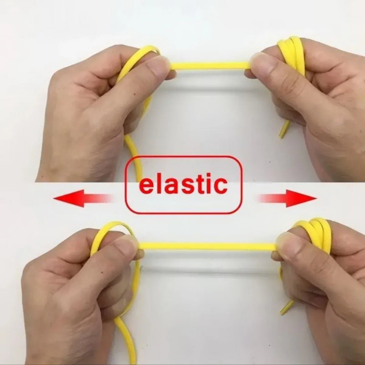 Tie-Free Elastic Shoelaces Semi-Round Lazy Laces with Metal Capsule Buckle for Easy And Secure Shoe Fastening