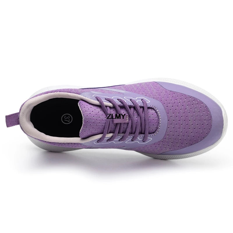 ZLMY New Women Safety Shoes Steel Toe Sneaker Lightweight Work Shoes Puncture Proof Work Safety Boots Woman Men Security Boots