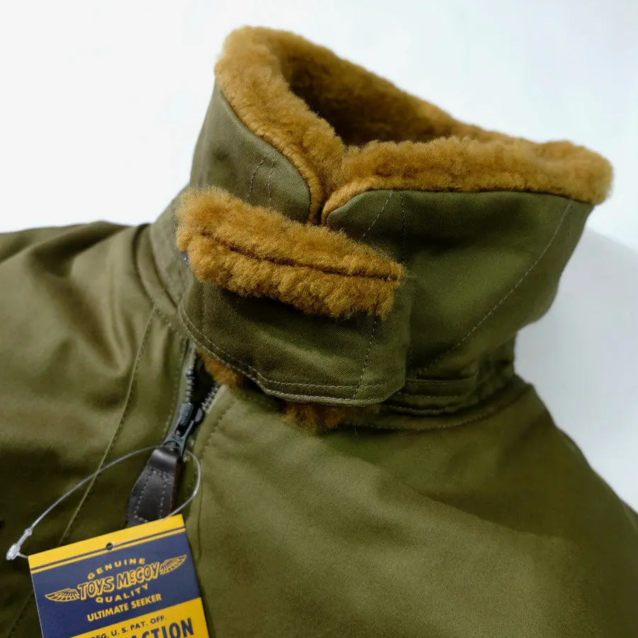 TOYS McCOY1945 real wool collar B15A thickened flight jacket