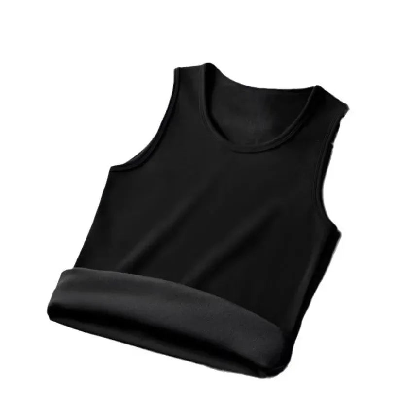 Autumn Winter Thermal Underwear Man Sleeveless Vest Thermo Lingerie Men's Warm Top Thickening Thermo Vest Undershirt