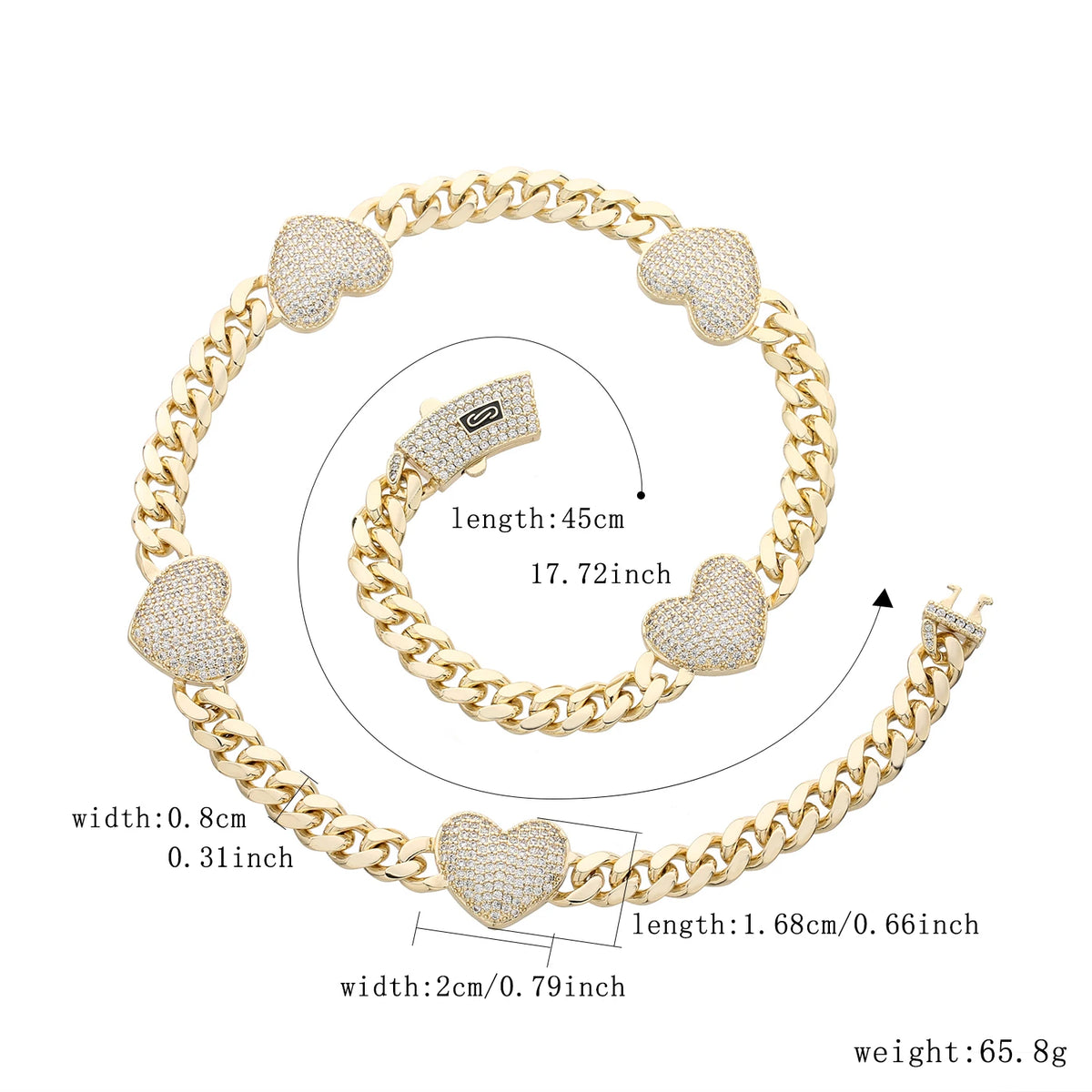 Fashionable love necklace 14K brass 8N multi-style heart-shaped necklace for women Christmas birthday New Year romantic gift