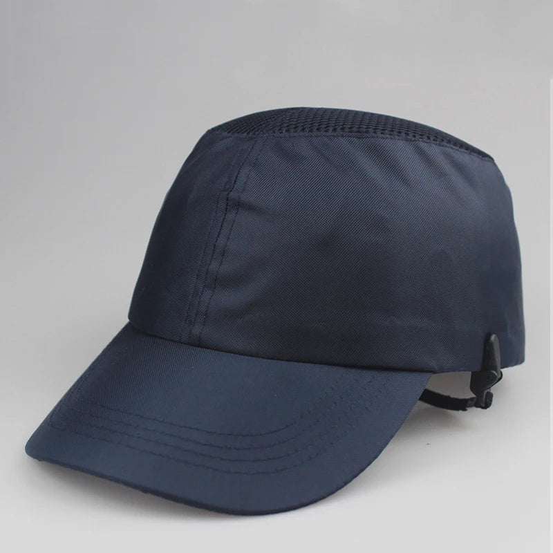 Custom Logo Work Safety Bump Cap Hard Inner Shell Protective Helmet Baseball Hats Outdoor Men Adjustable Safety Protection Hat