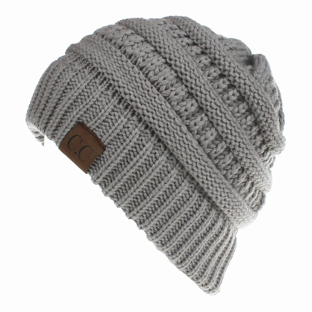 New Outdoor Warm Winter Woolen HatsAcrylic Open Horsetail HatsCold-Resistant High Ponytail Hats for Men and Women