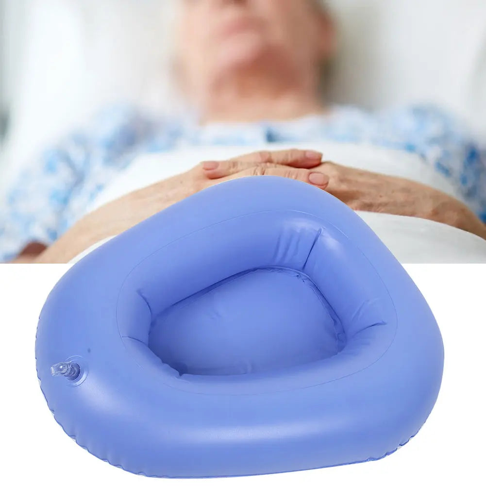 Bedpan Household Bed Pan Household Inflatable Bedpan Elderly Patients Care Anti Bedsore Air Cushion Potty Blue Inflatable Bedpan