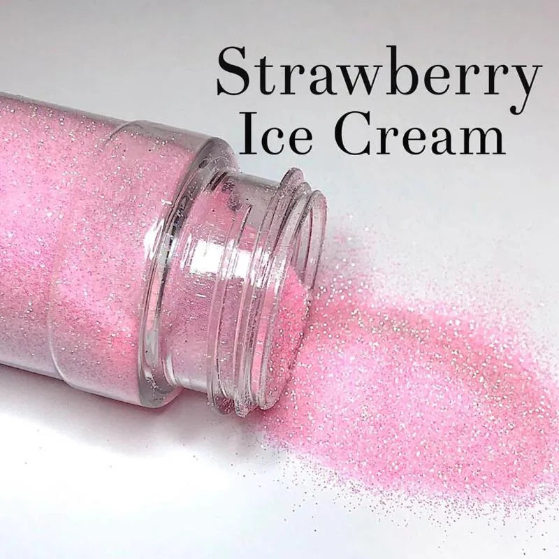 1Oz Pink Nail Art Shiny Sugar Powder Sand Glitter for DIY Manicure Sparkly Fine Epoxy Pigment Dust Nails Professional Supplies#