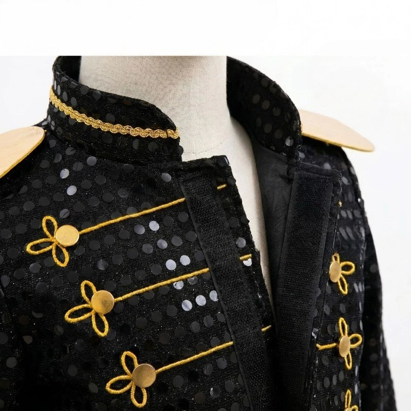 Halloween sequined costumes, movie star impersonation suits, retro stage costumes, popular stage cosplay party costumes