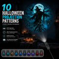 Halloween-Themed 10-Pattern Projection Ambient Night Light
