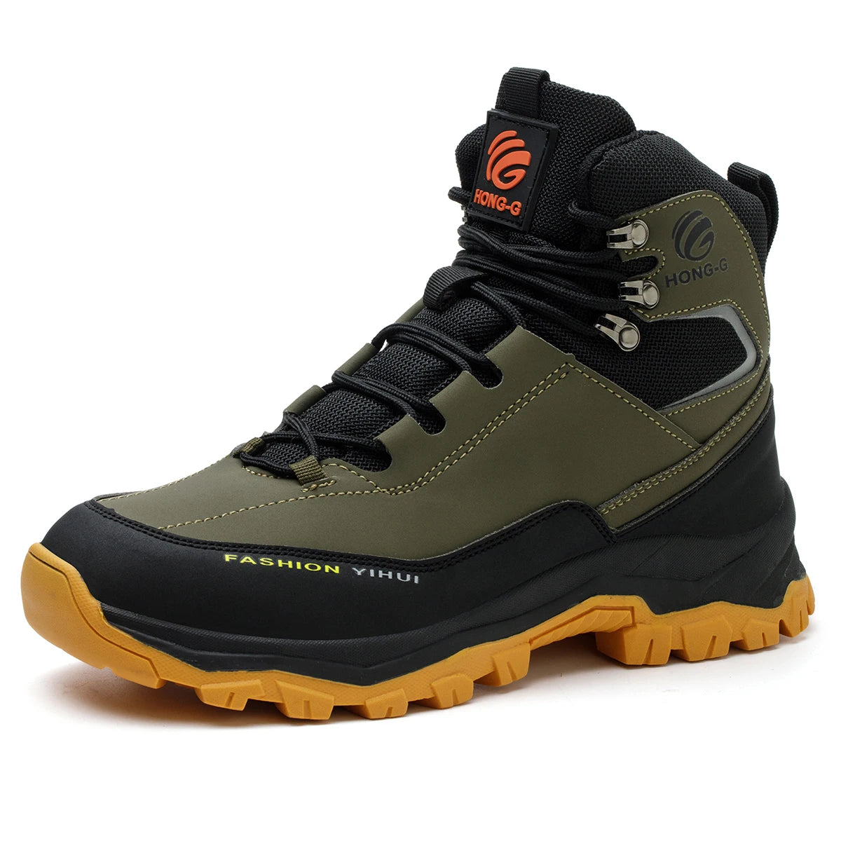 Waterproof Men Boots Safety Shoes Puncture-Proof work Boots Safety Steel Toe Shoes Indestructible Construction Protective Boots