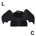 -Halloween Pet Costume - Cute Black Bat Wings Harness Costume For Cats And Dogs, Halloween Party Cosplay, Pet Supplies