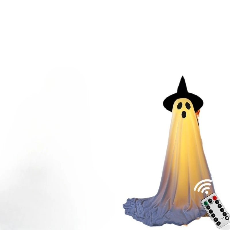 Halloween Ghost Decorations, Halloween Indoor and Outdoor Party Supplies, Suitable for Yards, Porches, Gardens, and Lawns