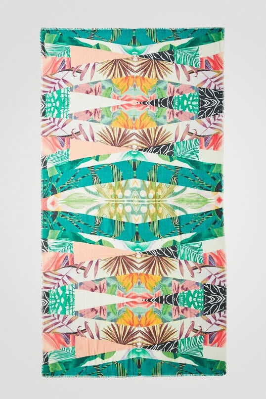 Foreign trade original single Spanish new trend colorful leisure gift shawl scarf scarf
