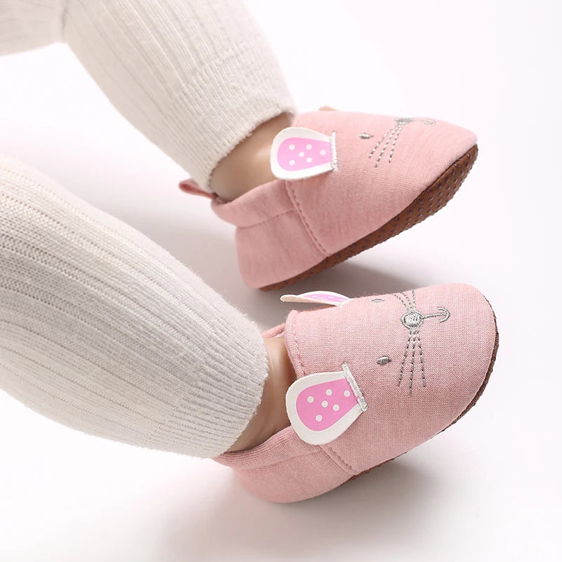 0-1Year Fashion Casual Shoes CartoonBaby Shoes Newborn Boy Girl First Walker Cute Spring and Autumn Pure Cotton Warm Soft Bottom