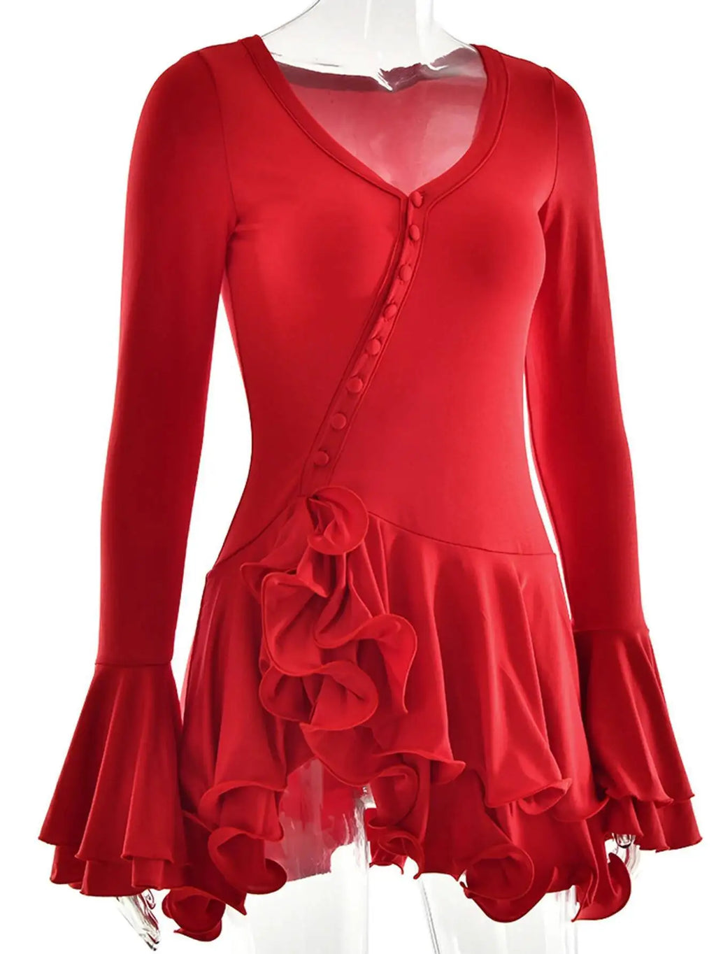 Sexy pink black ruffles mini summer dress women white club birthday party dress woman long sleeve prom evening dresses vestidos