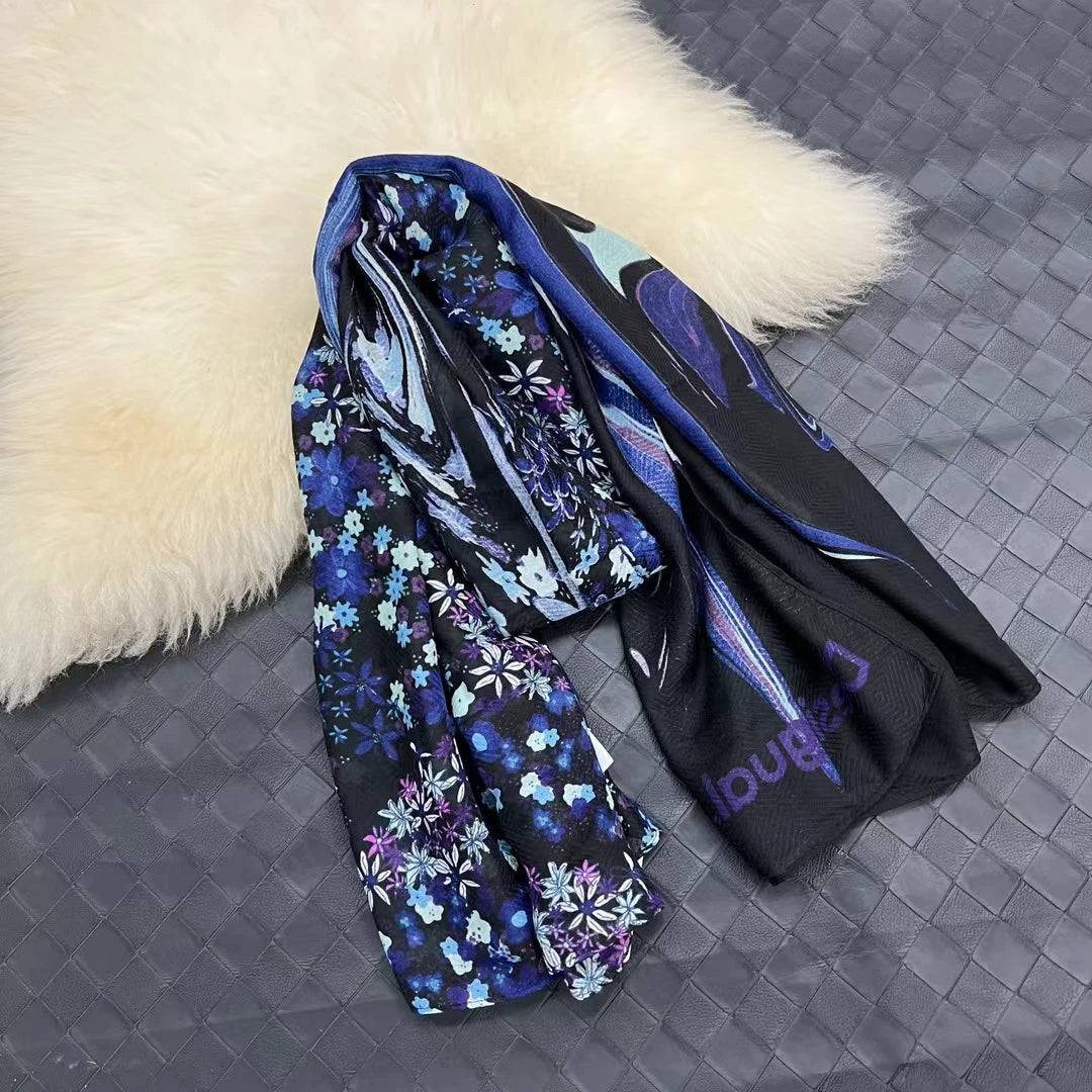 Foreign trade original single Spanish new trend colorful leisure gift shawl scarf scarf