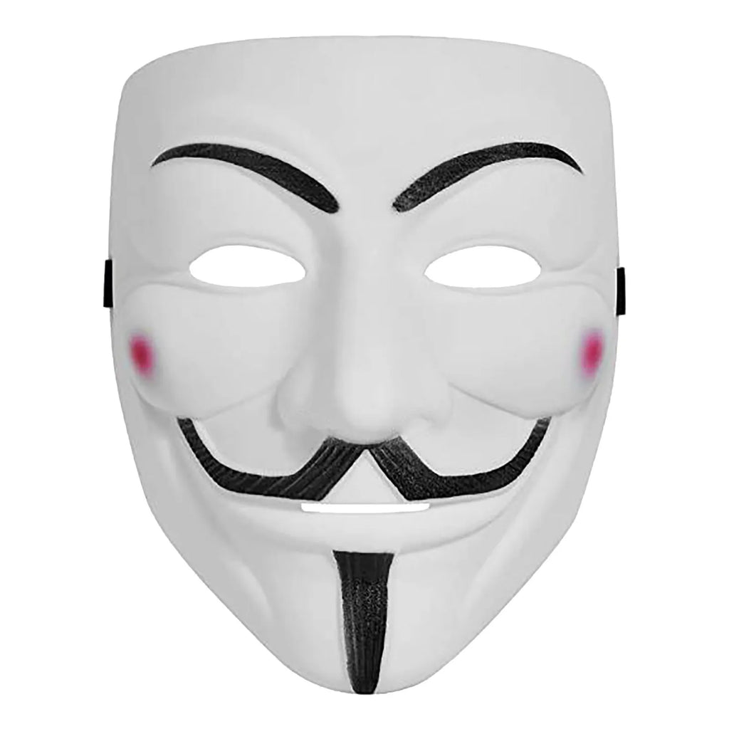 Halloween Mask Anonymous Mask Costume Accessory Cosplay Party Fancy Dress Prop Guy Fawkes Full Face Mask Halloween Event Outfit