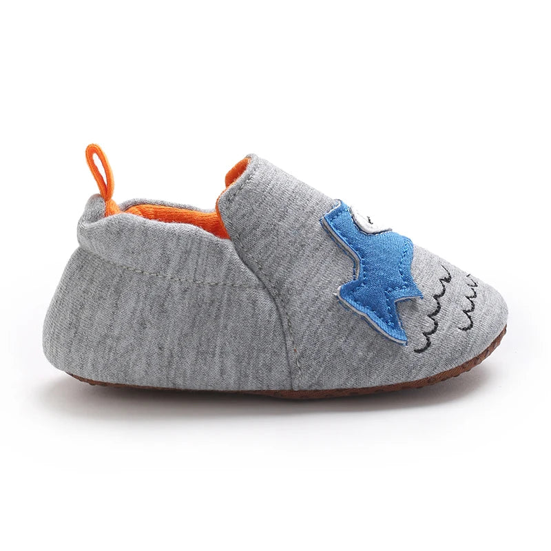 0-1Year Fashion Casual Shoes CartoonBaby Shoes Newborn Boy Girl First Walker Cute Spring and Autumn Pure Cotton Warm Soft Bottom