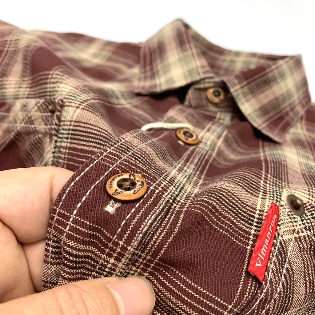 2025 Autumn New Japanese Retro Long-Sleeve Turn-down Collar Plaid Shirt Men's Fashion 100% Cotton Washed Loose Casual Blouses