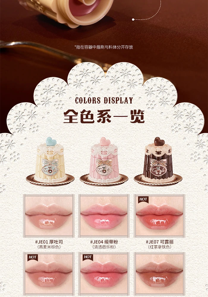 FLOWER KNOWS THE SWEETIE BEAR COLLECTION Coating Lip Jelly SOFT LIP STICK,Hydrating Gloss,Moisturizing Tint,Shine & Glow Finish