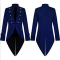 Men Vintage Tuxedo Dress Coat Cosplay Party Costume Fake Two Tailcoats Clothing Halloween Clothing Tops
